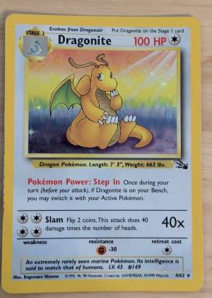 Dragonite, graded 8.0