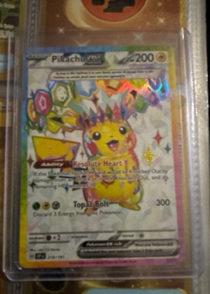 Pikachu ex, graded 9.0