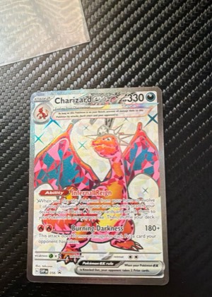 Charizard ex - 056 graded 9