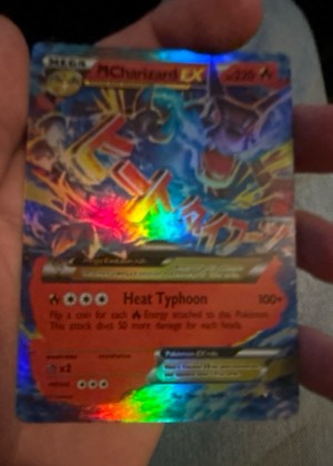 M Charizard EX (Y), graded 8.0