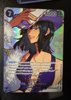 Ms. All Sunday (Alternate Art), graded 9.0
