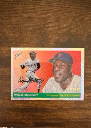 Willie McCovey, graded 9.0