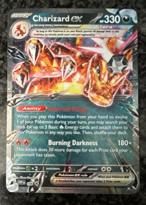 Charizard ex, graded 9.5