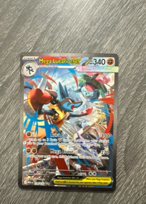 Mega Lucario ex, graded 9.5
