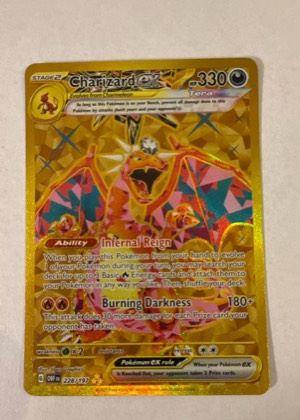Charizard ex, graded 9.0