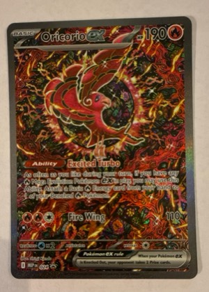 Oricorio ex, graded 9.0