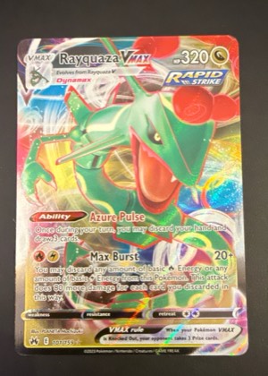 Rayquaza VMAX, graded 9.0