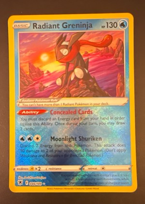 Radiant Greninja, graded 9.0
