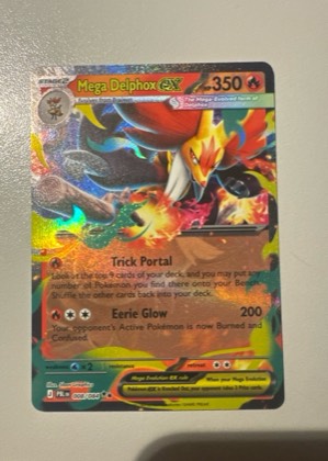 Mega Delphox ex, graded 9.0