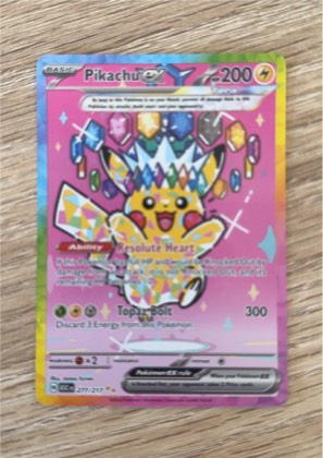 Pikachu ex graded 8.5