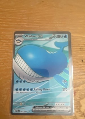 Wailord ex, graded 9.0