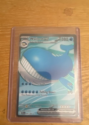 Wailord ex, graded 8.5