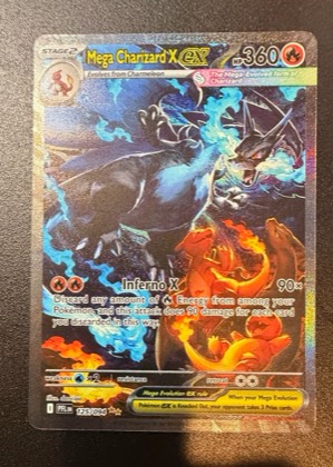 Mega Charizard X ex, graded 9.0