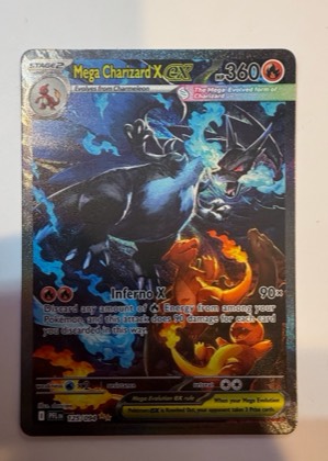 Mega Charizard X ex, graded 9.0