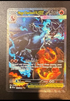Mega Charizard X ex, graded 9.0
