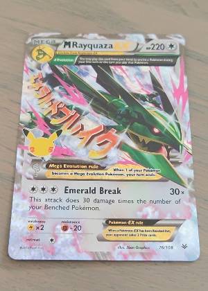 M Rayquaza EX (76) graded 8