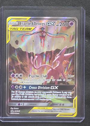 Espeon & Deoxys GX, graded 9.0