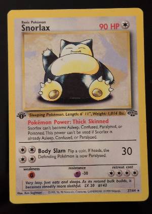 Snorlax, graded 2.5