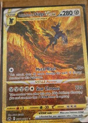Origin Forme Dialga VSTAR, graded 9.5