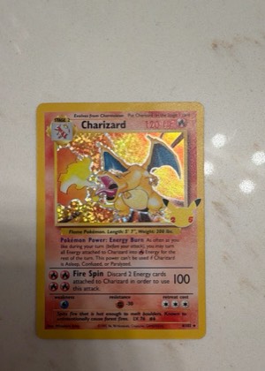 Charizard, graded 9.5