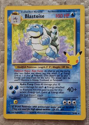 Blastoise graded 9