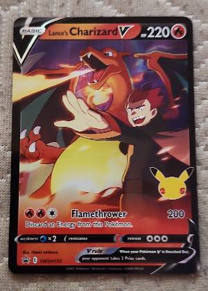 Lance's Charizard V - SWSH133 graded 9