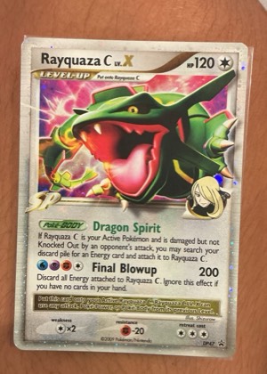 Rayquaza C LV.X, graded 8.5
