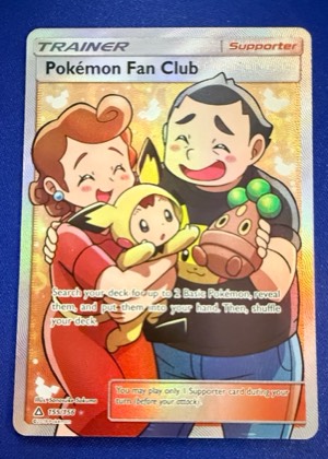 Pokemon Fan Club (Full Art), graded 9.0