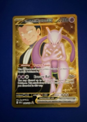 Mewtwo GX, graded 7.5