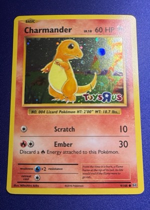 Charmander - 9/108 (Toys R Us Promo), graded 9.0