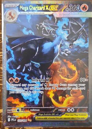 Mega Charizard X ex, graded 9.0