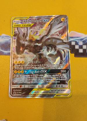Pikachu & Zekrom GX, graded 9.0