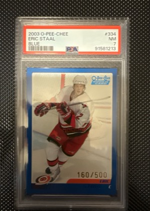 Eric Staal, graded 8.5