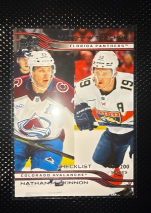 Nathan MacKinnon/Matthew Tkachuk CL, graded 9.0