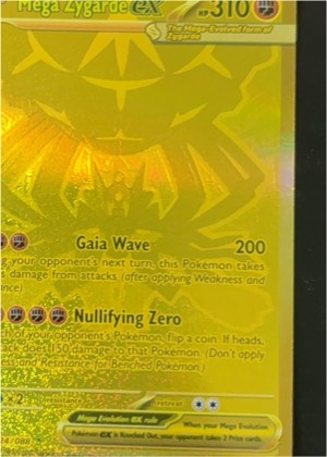 Mega Zygarde ex graded 8.5
