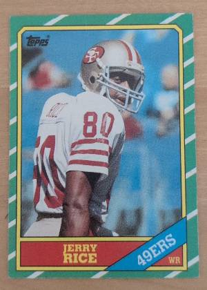 Jerry Rice graded 8.5