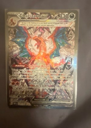 Charizard ex - 223/197 graded 8