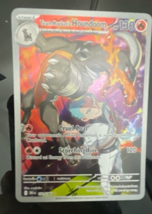 Team Rocket's Houndoom, graded 7.5