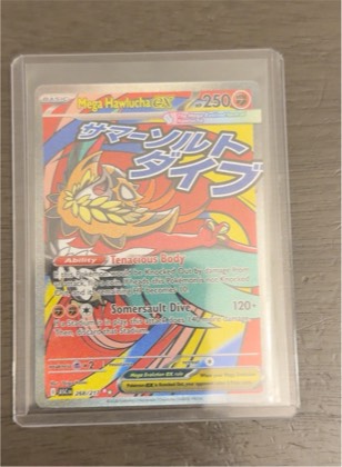 Mega Hawlucha ex, graded 9.5