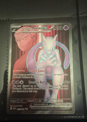 Team Rocket's Mewtwo ex, graded 9.0