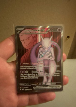 Team Rocket's Mewtwo ex, graded 9.0