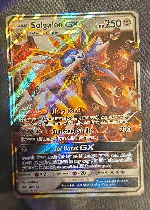 Solgaleo GX, graded 8.0
