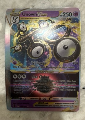 Unown VSTAR, graded 9.0
