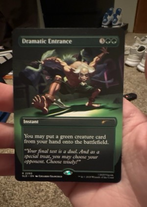 Dramatic Entrance, graded 8.5