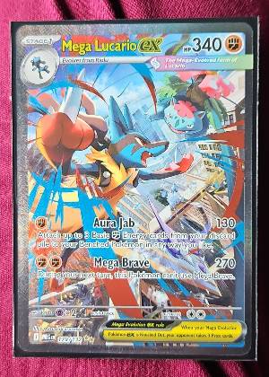Mega Lucario ex, graded 9.5