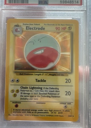 Electrode, graded 9.0
