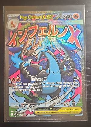Mega Charizard X ex - 023, graded 9.0