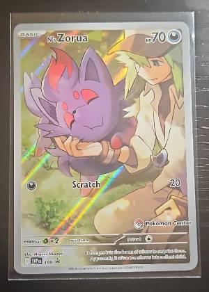 N's Zorua - 189 (Pokemon Center Exclusive), graded 9.0