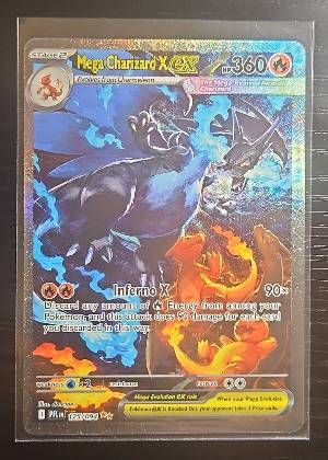 Mega Charizard X ex, graded 9.0