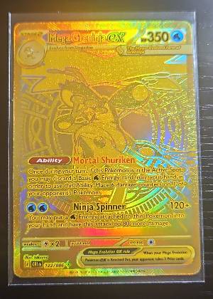 Mega Greninja ex, graded 9.5
